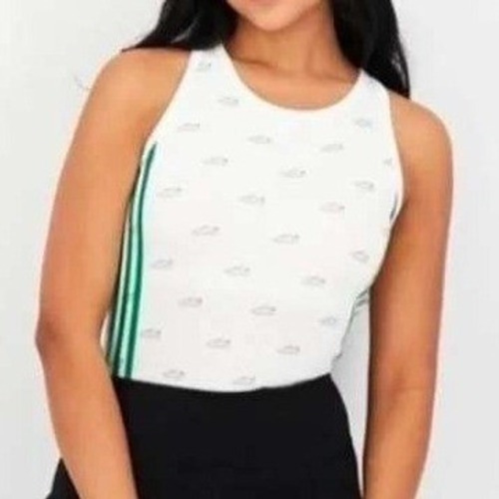 Adidas Racerback Bodysuit Originals Stan Smith Sneaker Print White Green XXL